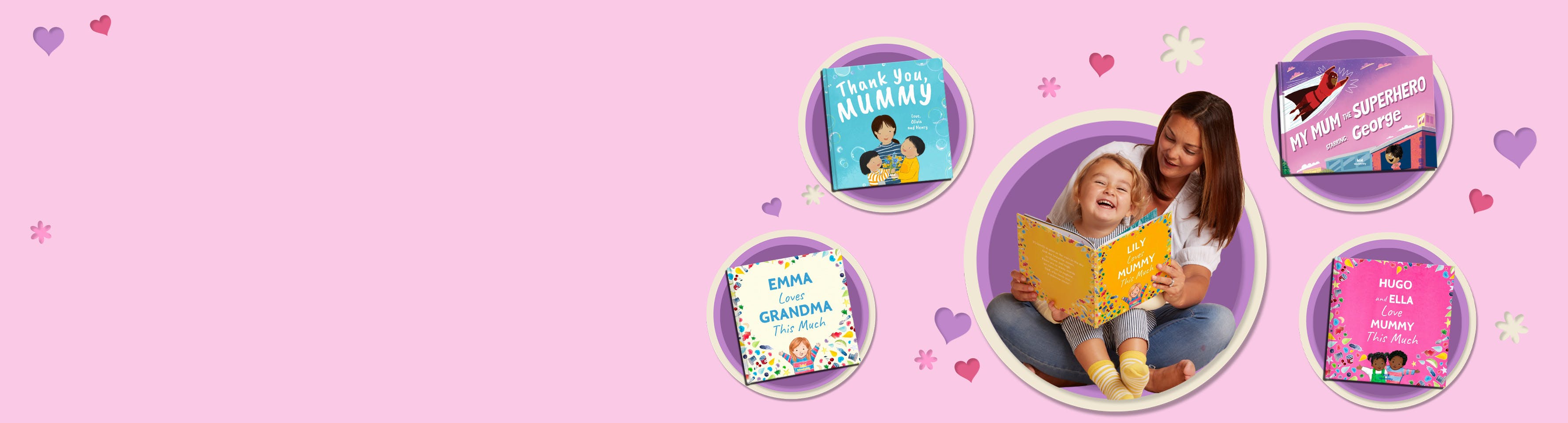 mum and toddler reading mother's day collection