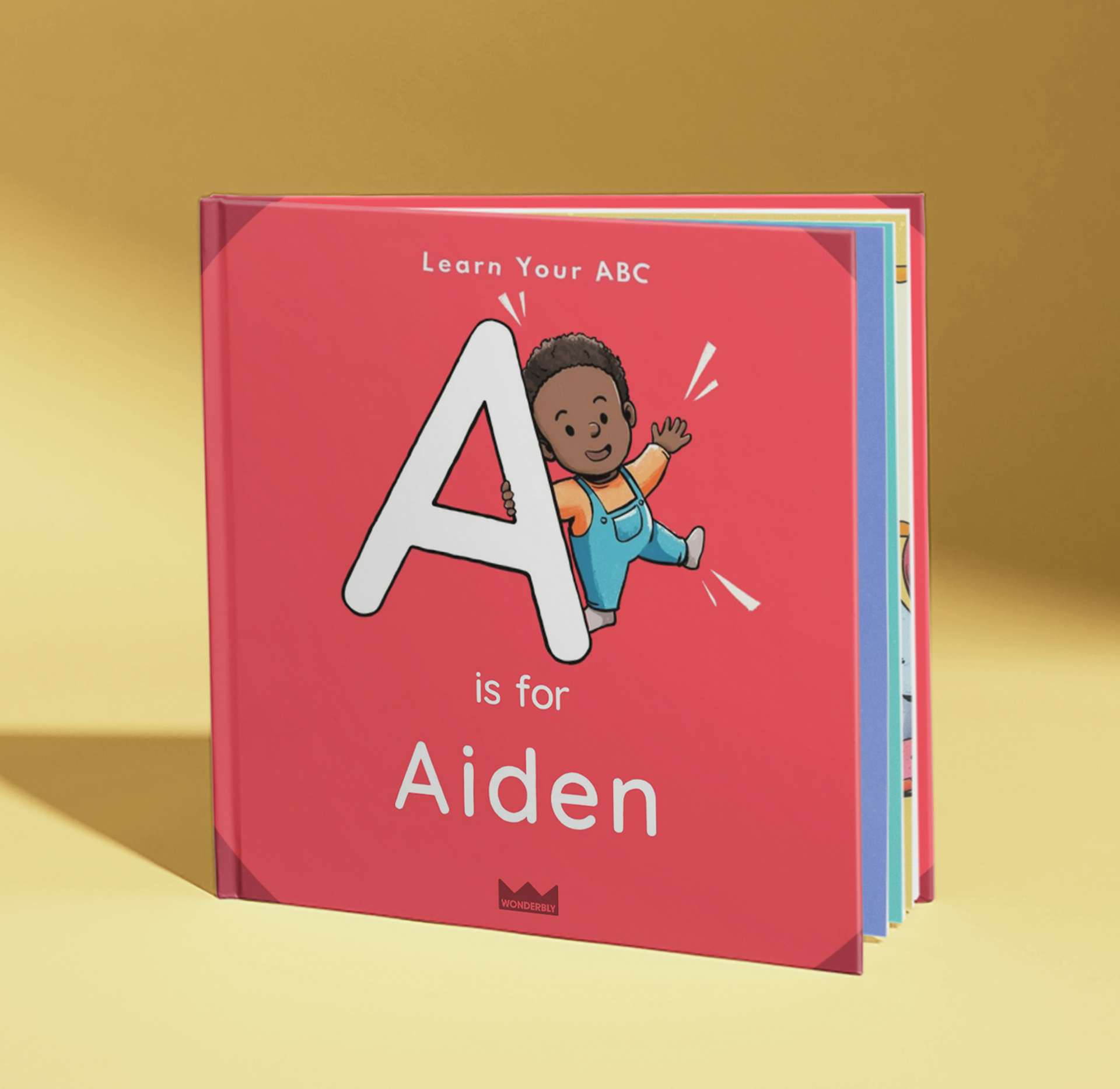 Personalized ABC Board Book for Kids