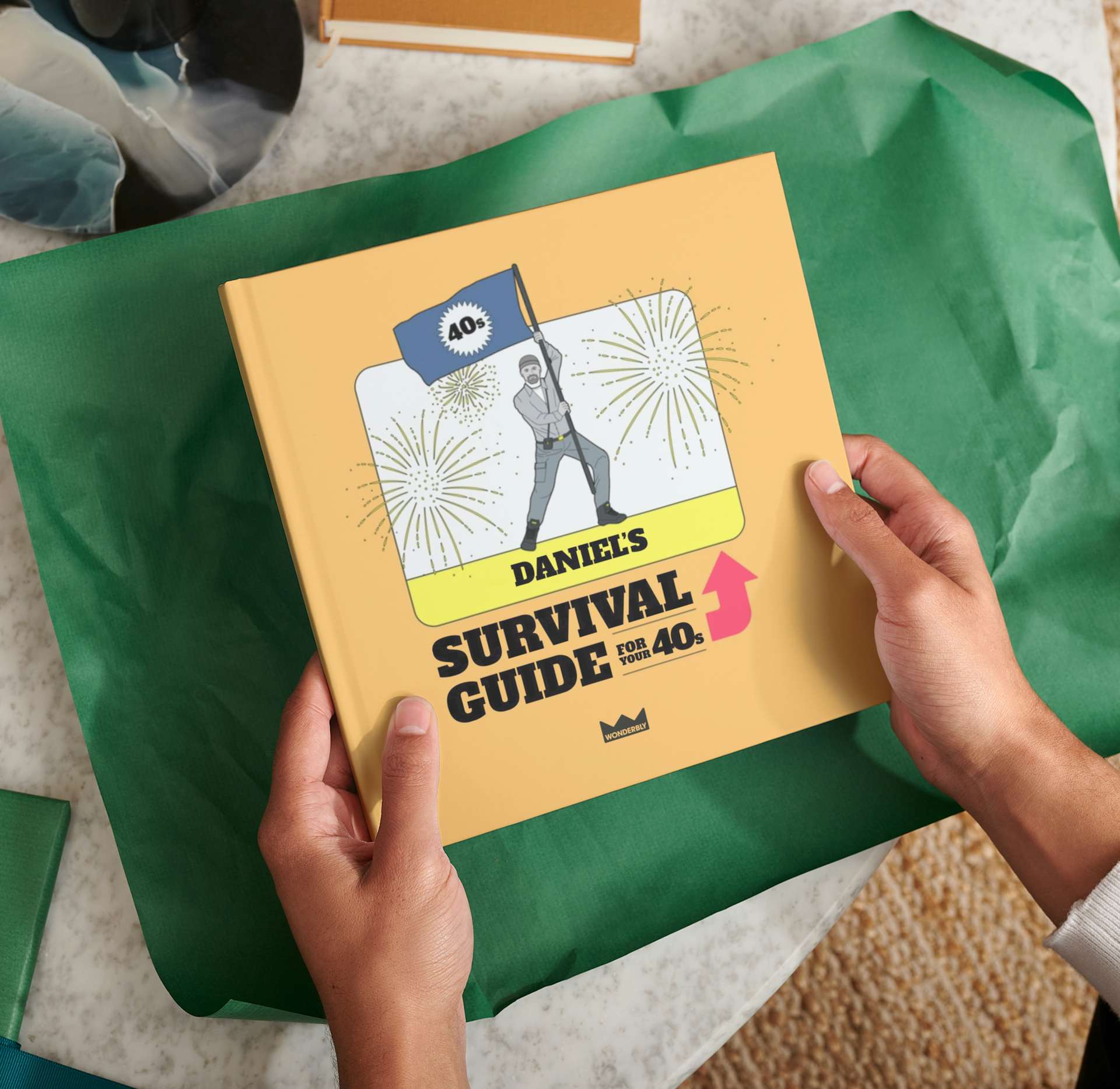 survival guide for your forties male in giftwrap