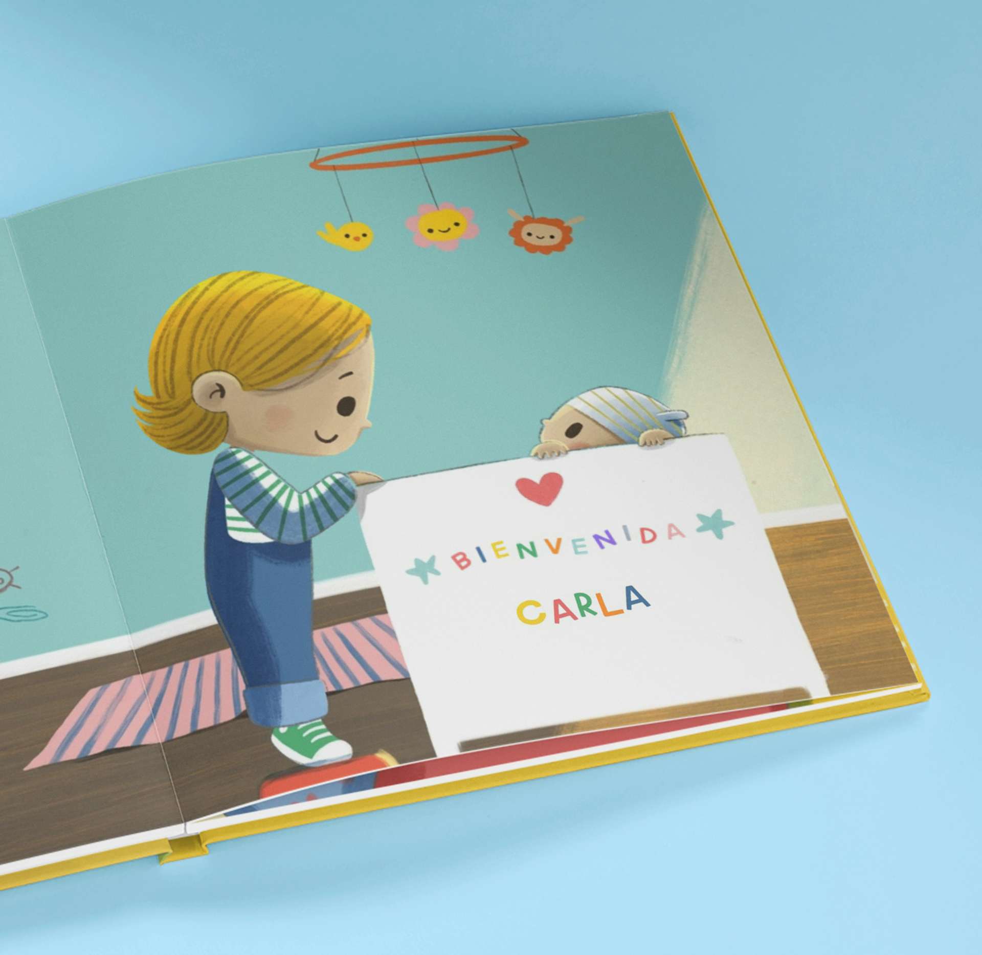Libro Personalizado para recién nacidos y bebés - Bienvenido al