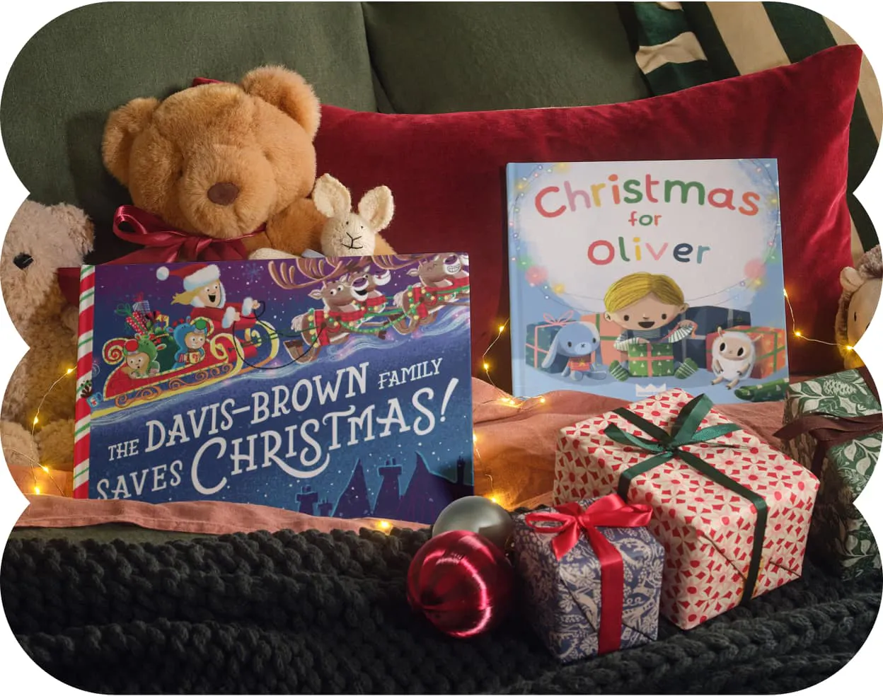 Personalized books and Christmas gifts