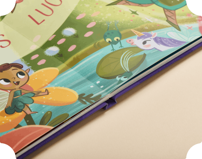 zoom in of the hardcover format
