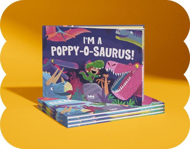 personalised dinosaur book