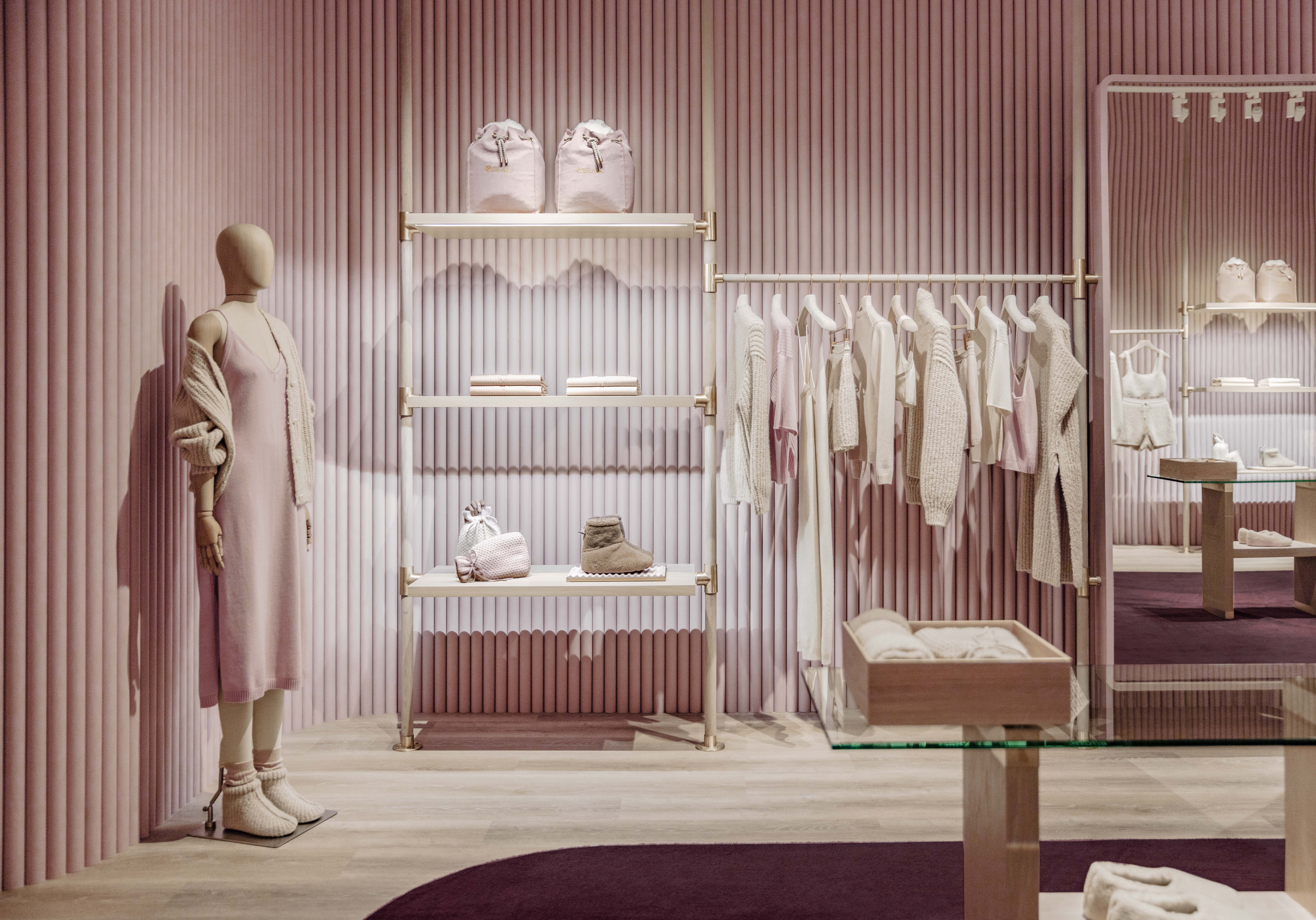 Tactile and material storytelling in retail