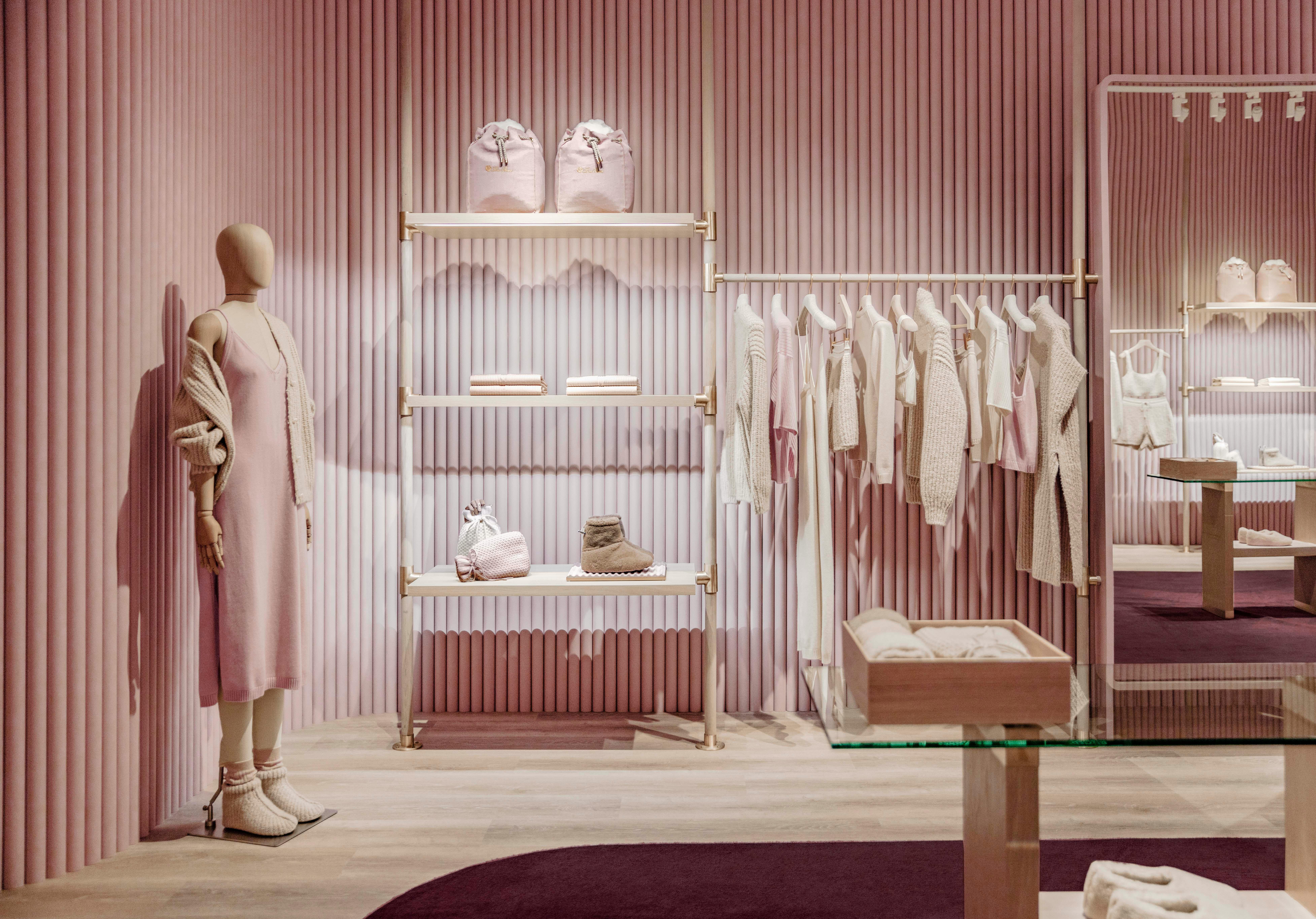 Tactile and material storytelling in retail
