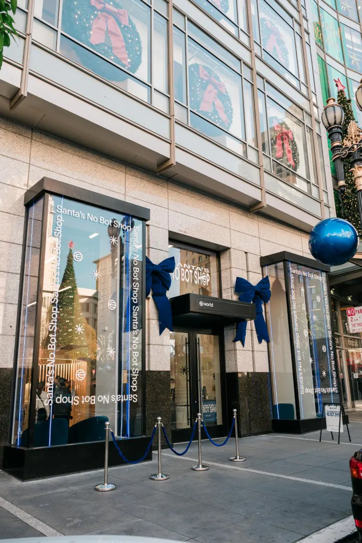 World Santa's No Bot Shop in San Francisco