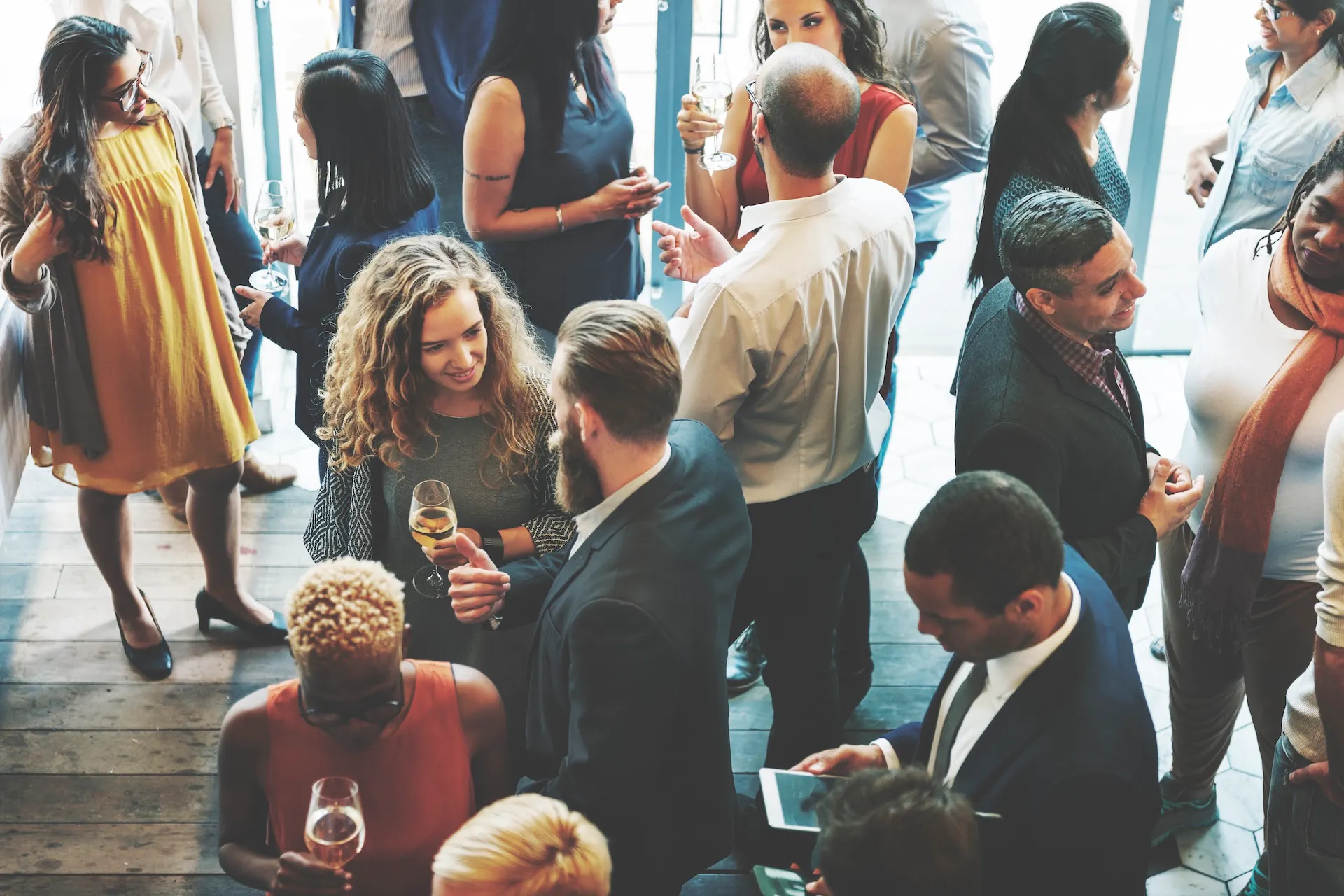 a corporate event