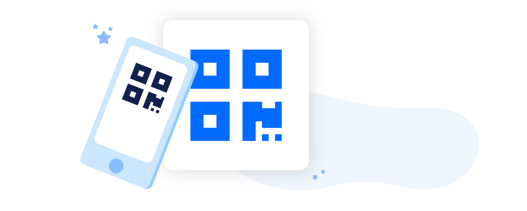 share a session via a QR code