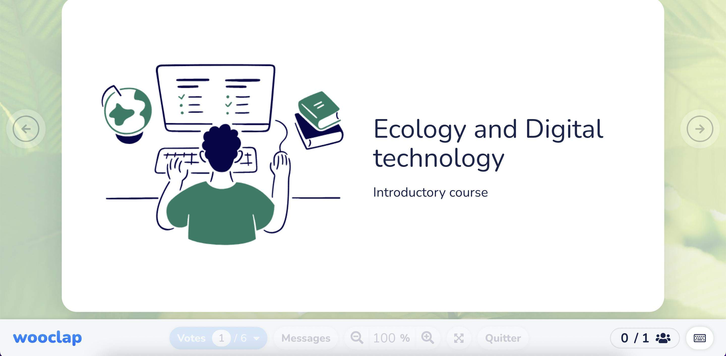  Ecology and Digital technology
