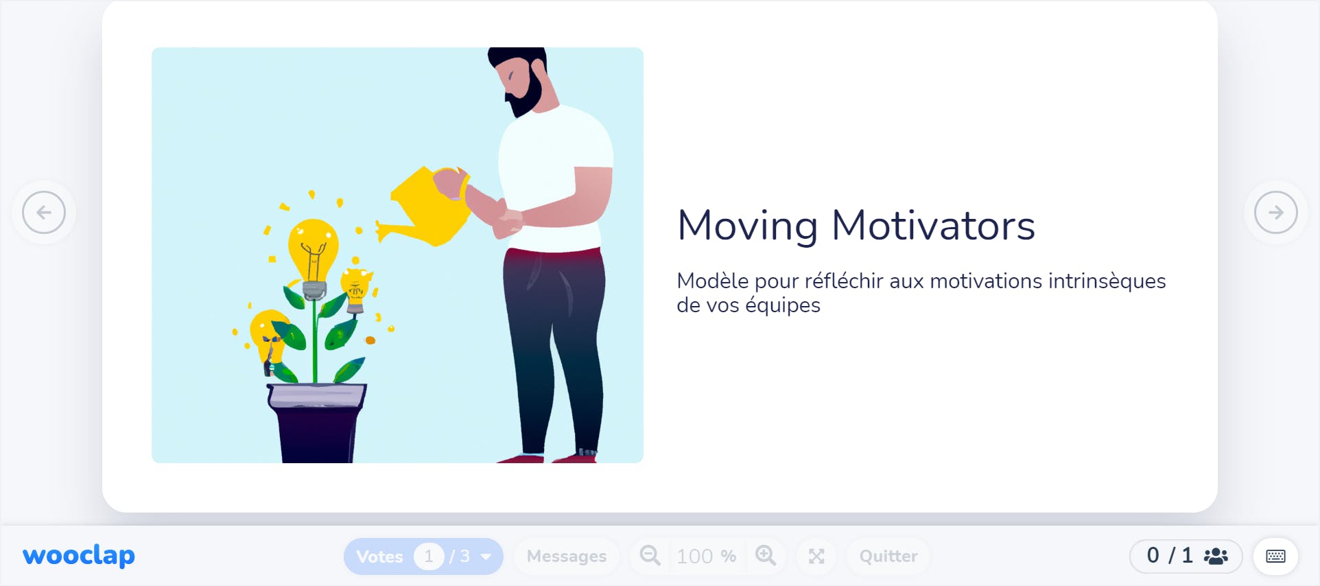 Moving motivators intro slide