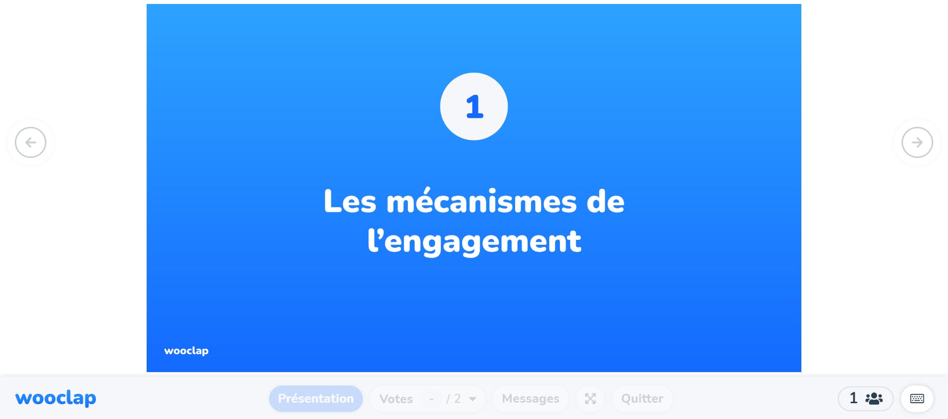 Les mécanismes de l'engagement