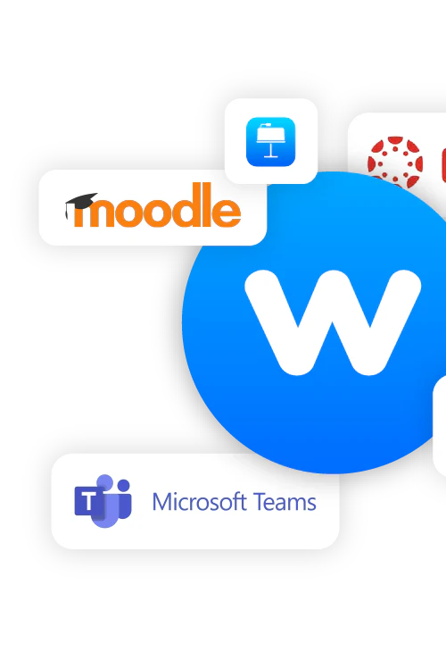s'intègre à votre LMS, outils de présentation et de vidéoconférence
