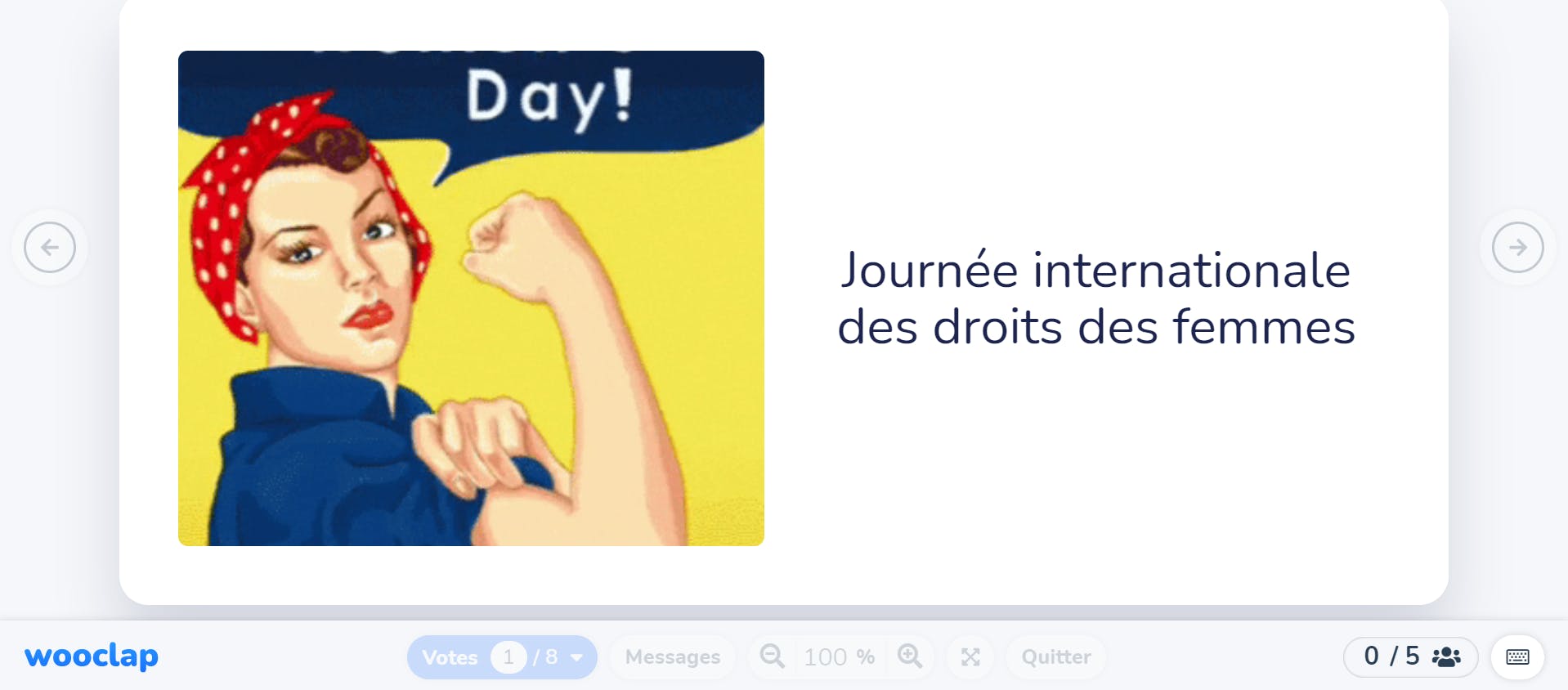 journée internationale des droits des femmes