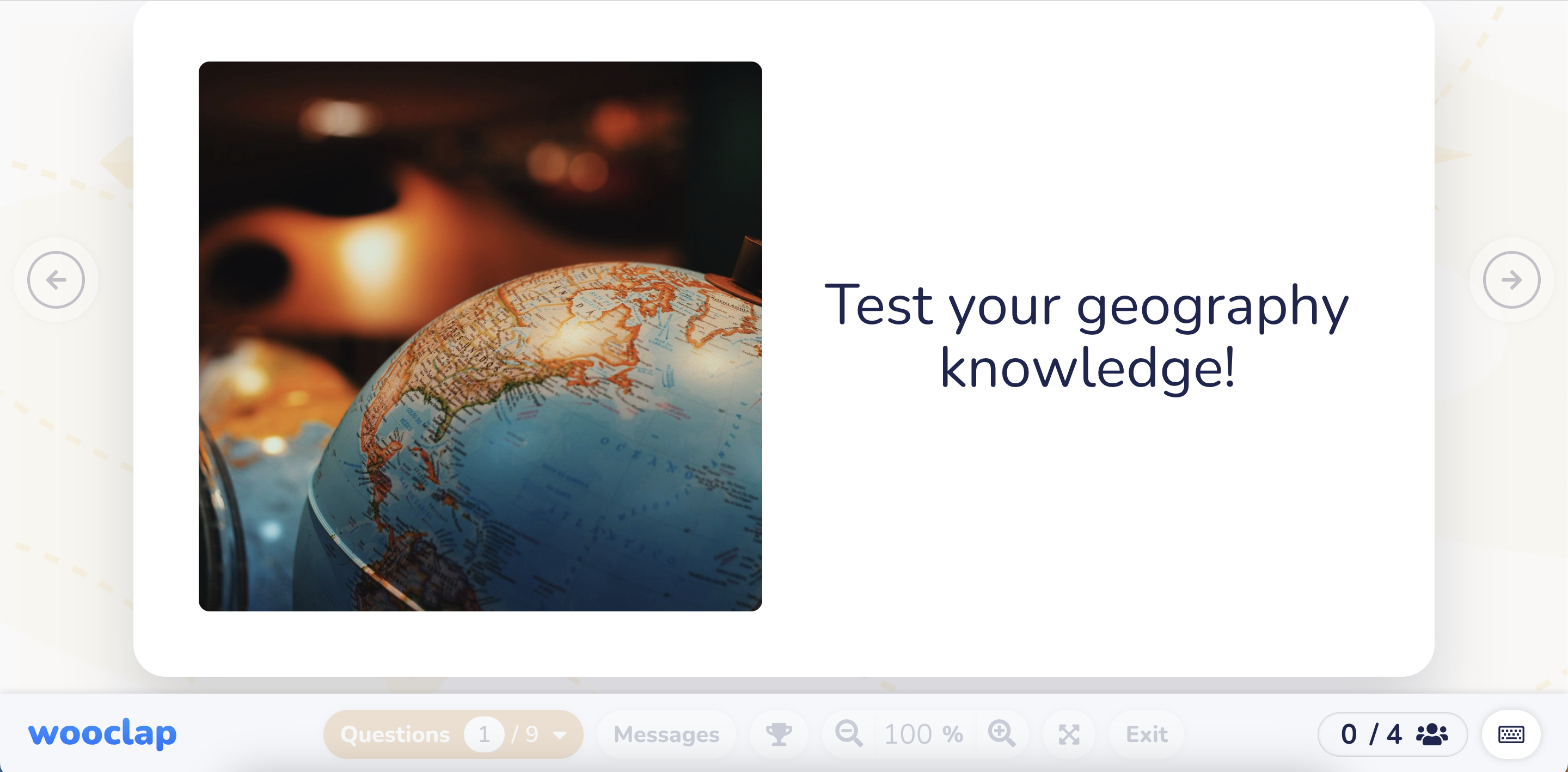 How to improve your knowledge in geography with a template?