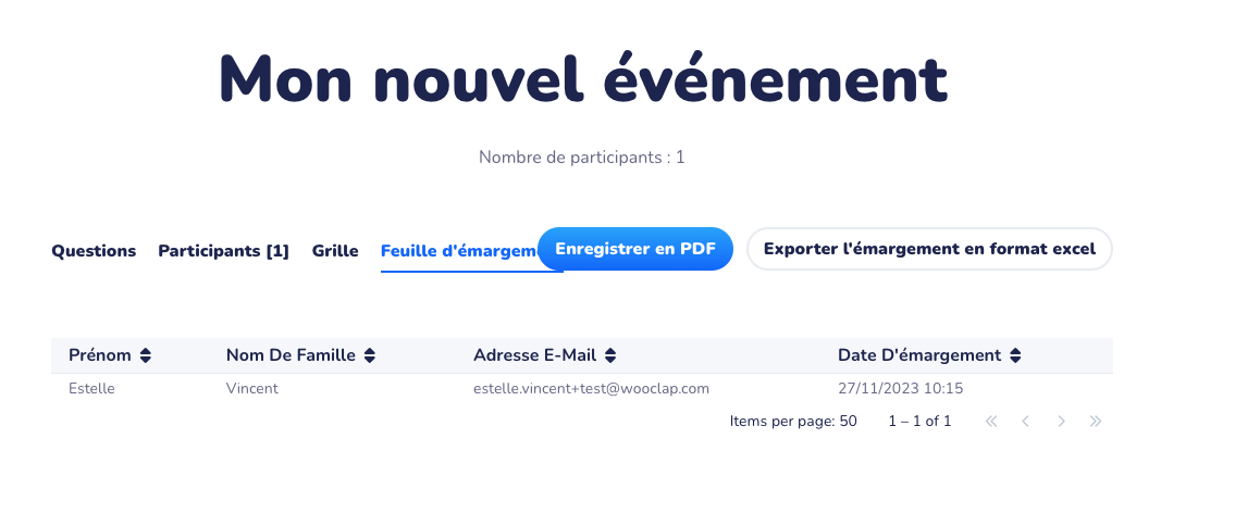 Quick presentation picture