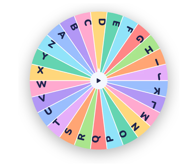 Random Letter Draw Spin our free random wheel for decisions, names, or colors | No Sign-Up
