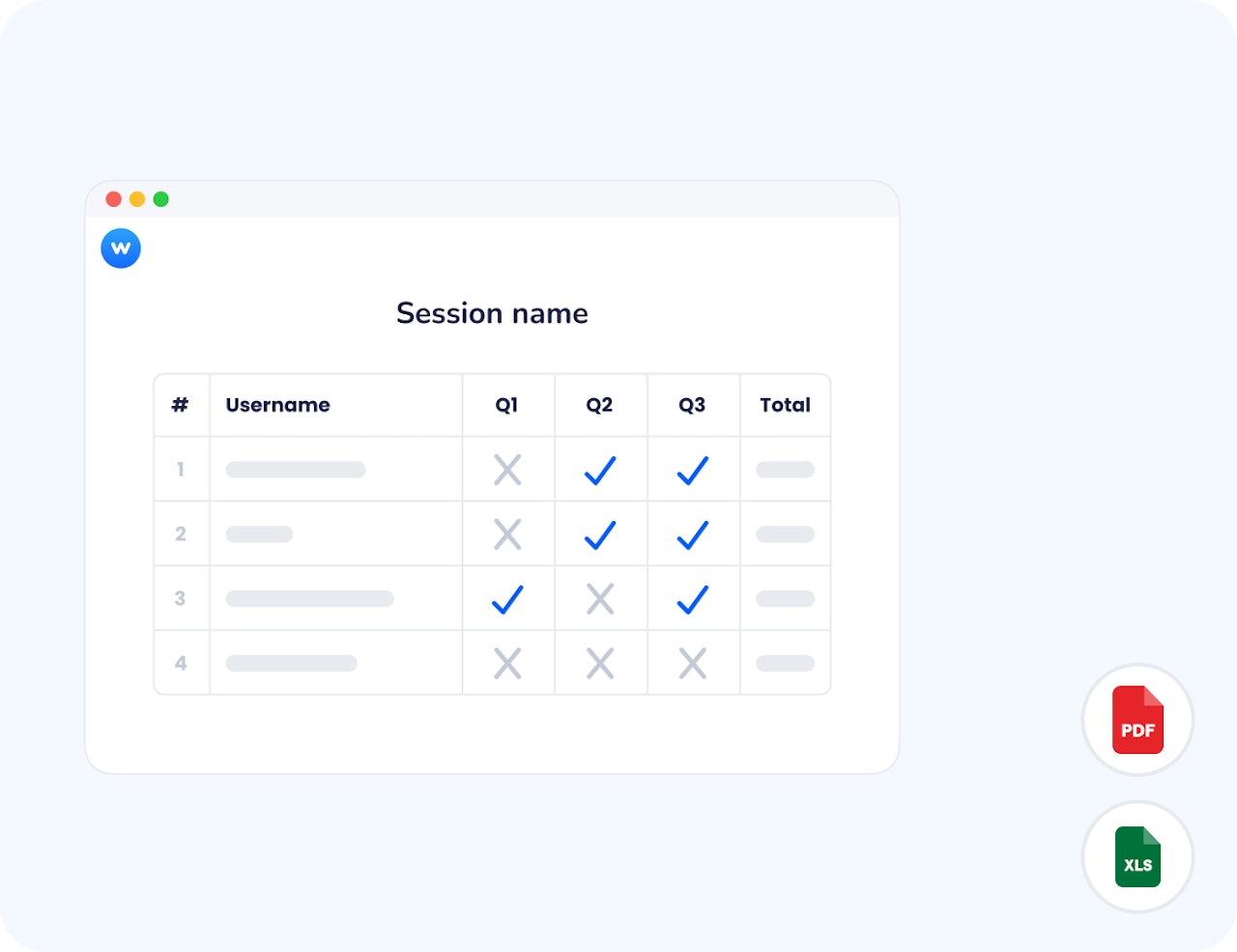 views and reports wooclap
