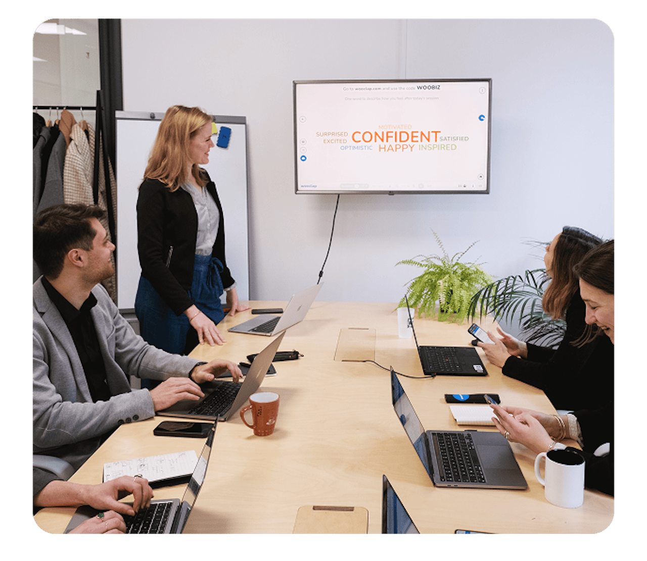 Menschen in einem Meeting