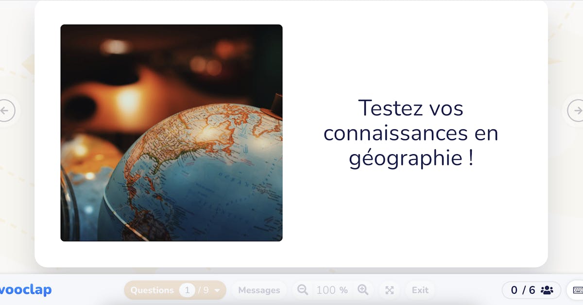 Testez vos connaissances en géographie !