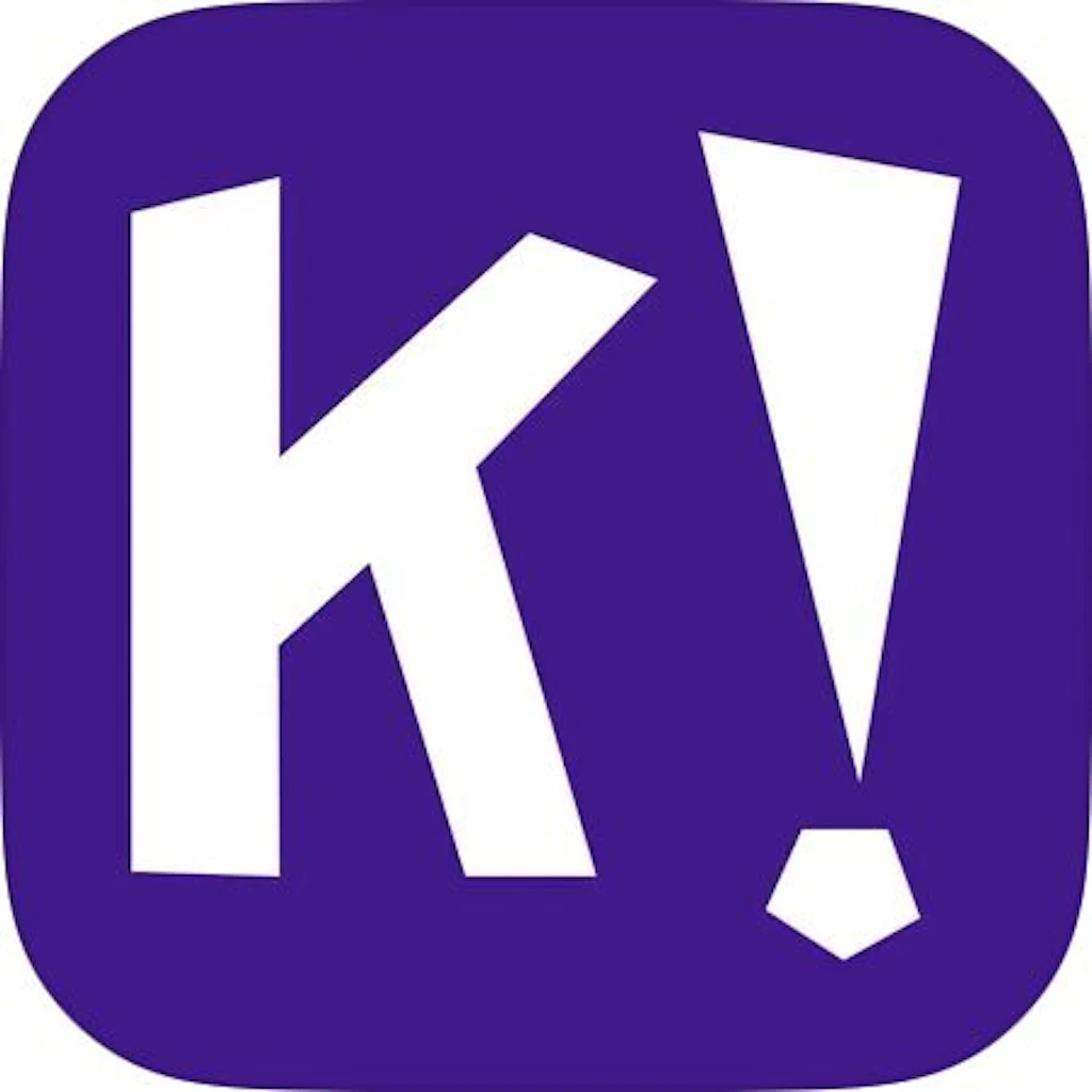 Logo of Kahoot, an interactive learning platform