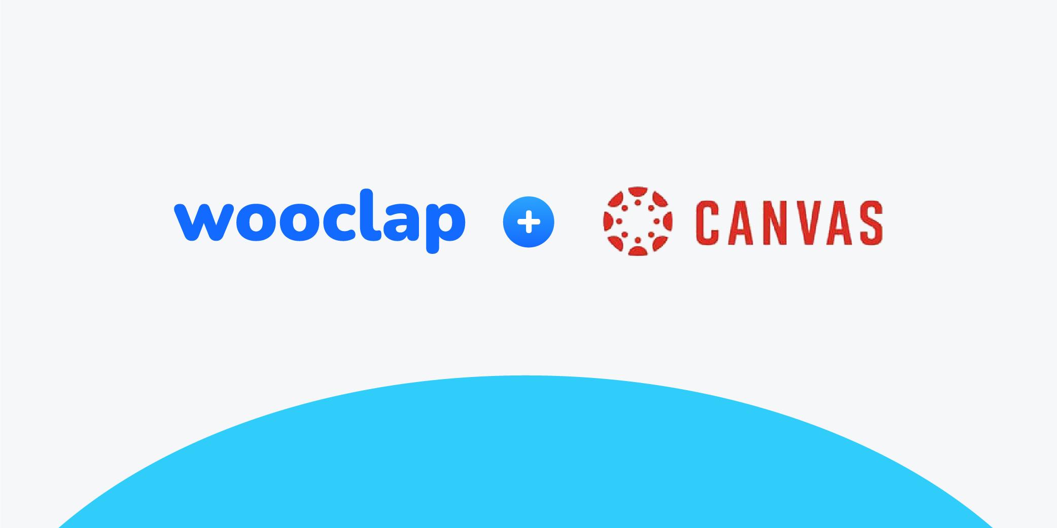Wooclap integrates with Canvas