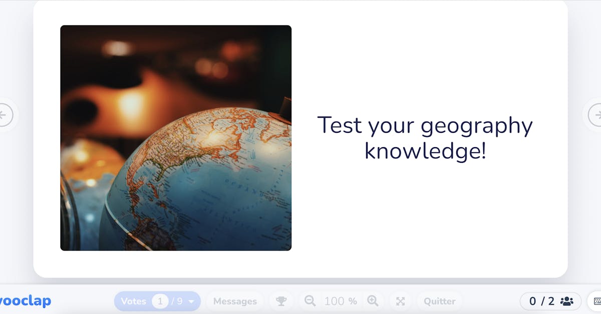 Test your geography knowledge!