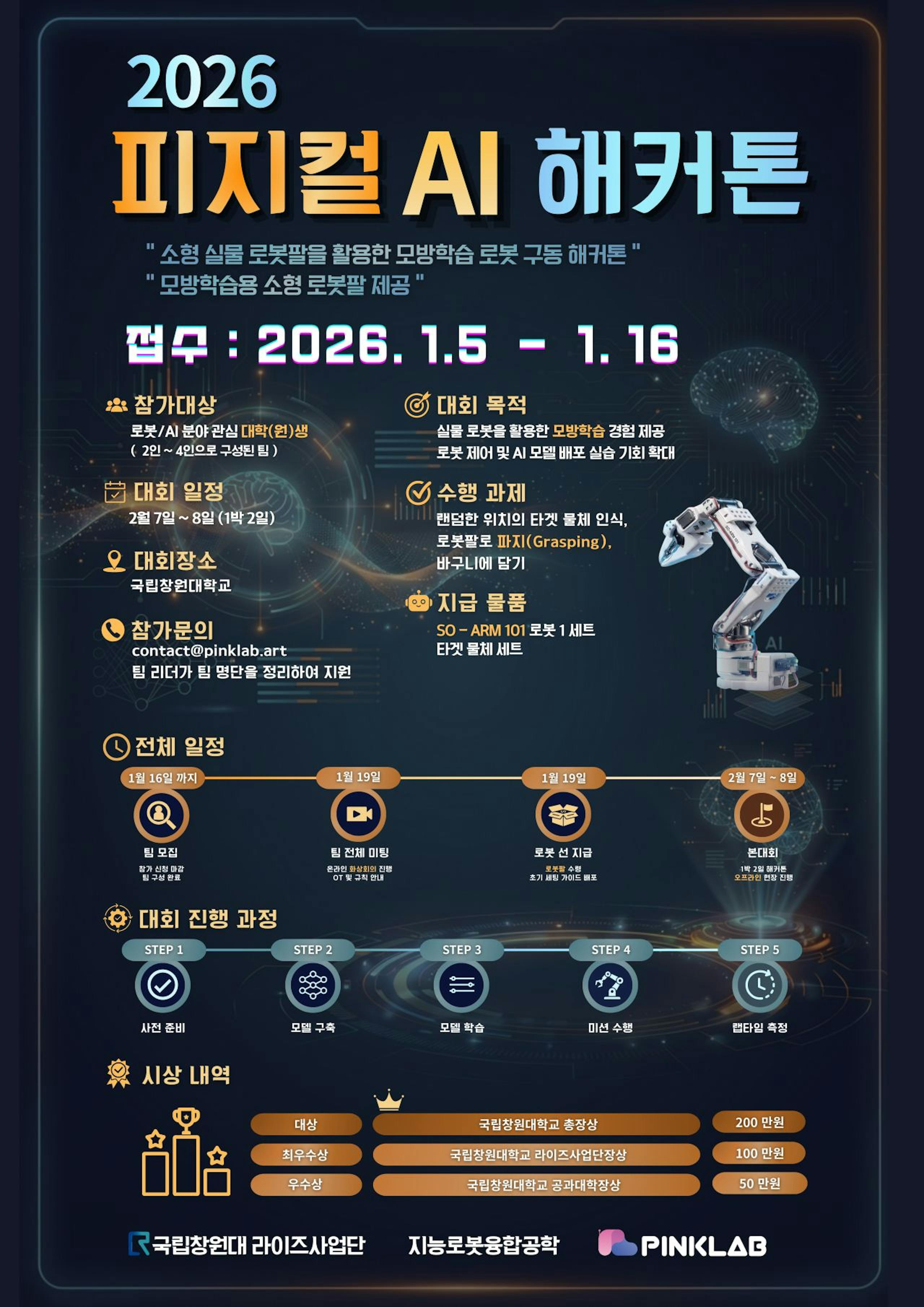 Physical AI 로봇팔 모방학습 해커톤