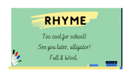 Examples Of Rhyme In English Types Of Rhyme Grammar 43 OFF