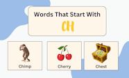 CH Words For Kids CH Consonant Digraphs Grammar