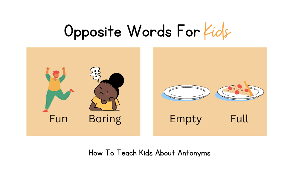 Opposite Words For Kids - Timesaving Lists - Grammar