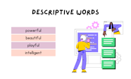 Descriptive Words And Describing Words For Grade 6 Grammar
