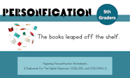 Personification Worksheets Figurative Language For 5th Graders Grammar