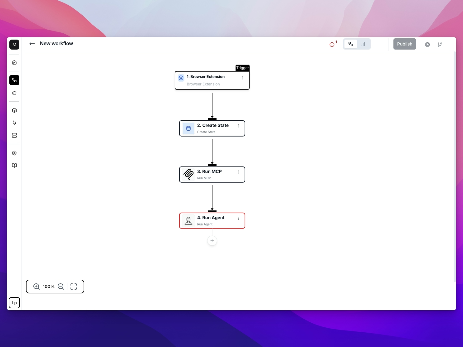 MCP:Agent workflow instance