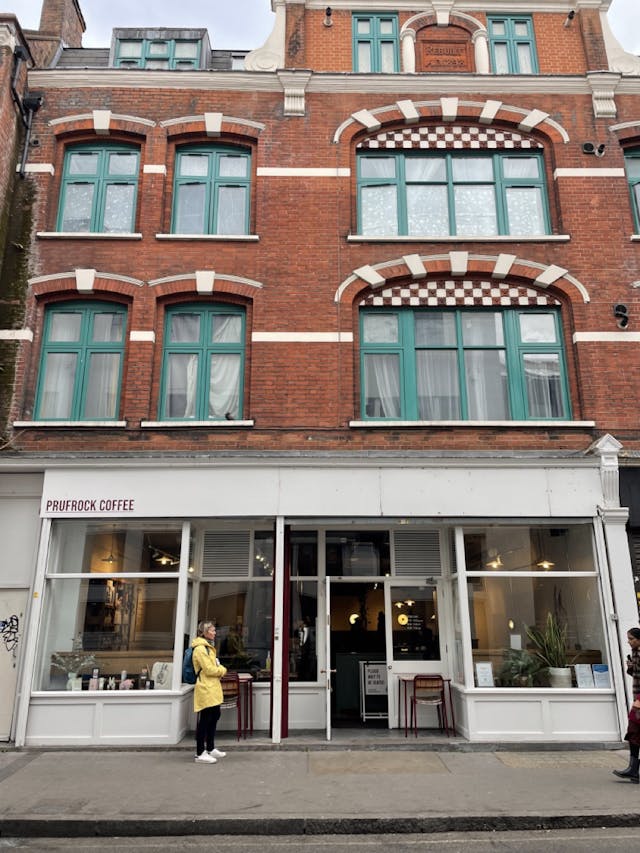 Prufrock Coffee Workfriendly cafe in Farringdon Work Cafes London