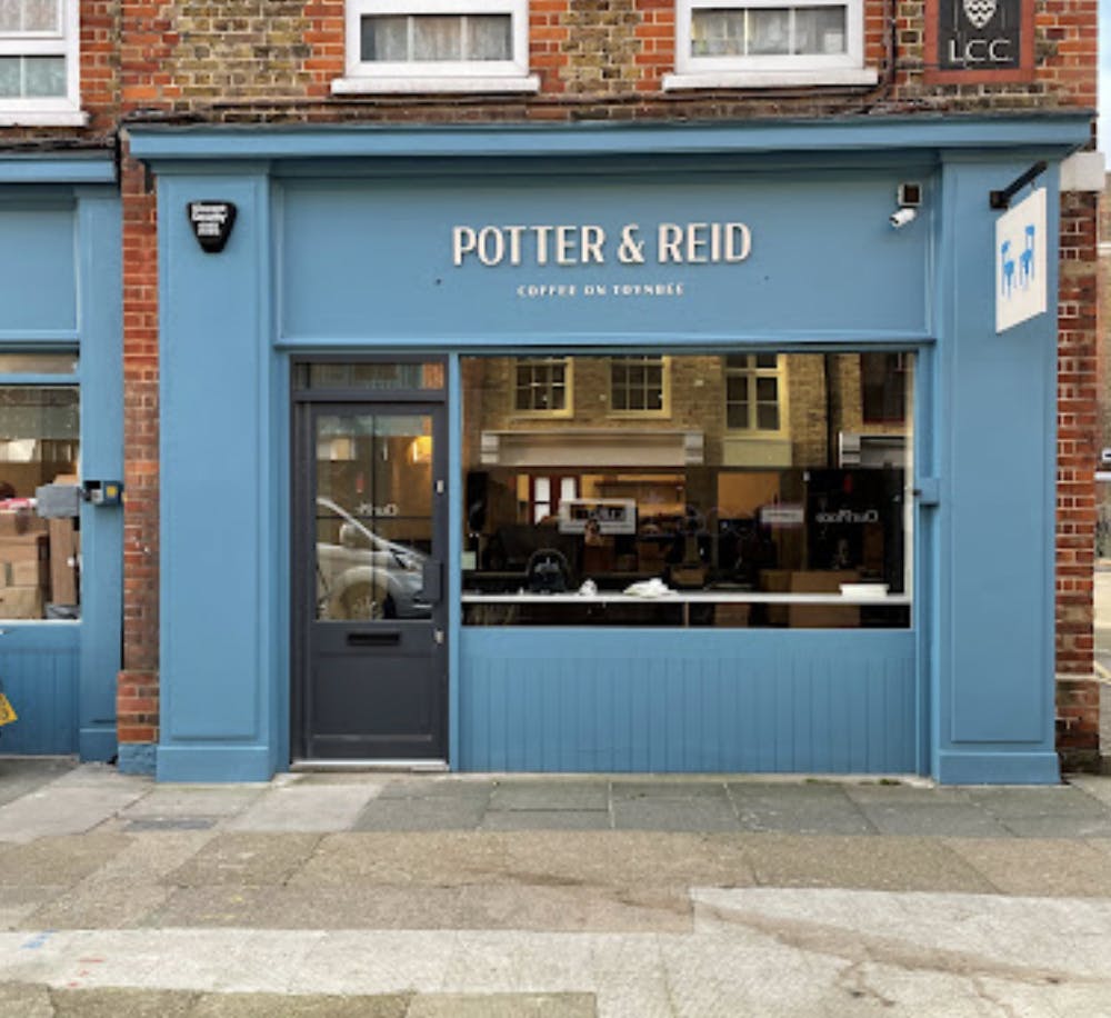 Potter & Reid cafe to work from