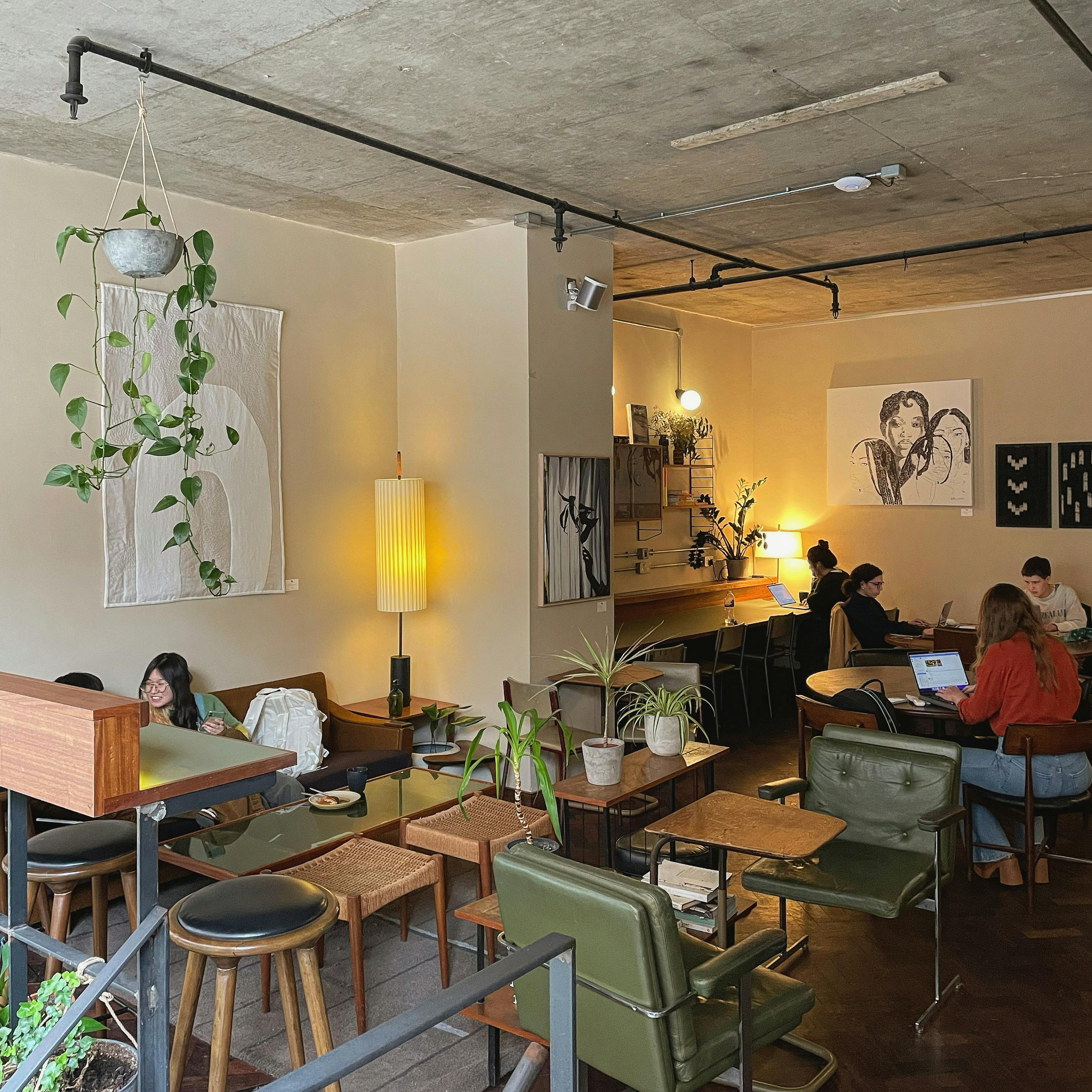 Benk + Bo cafe free workspace 