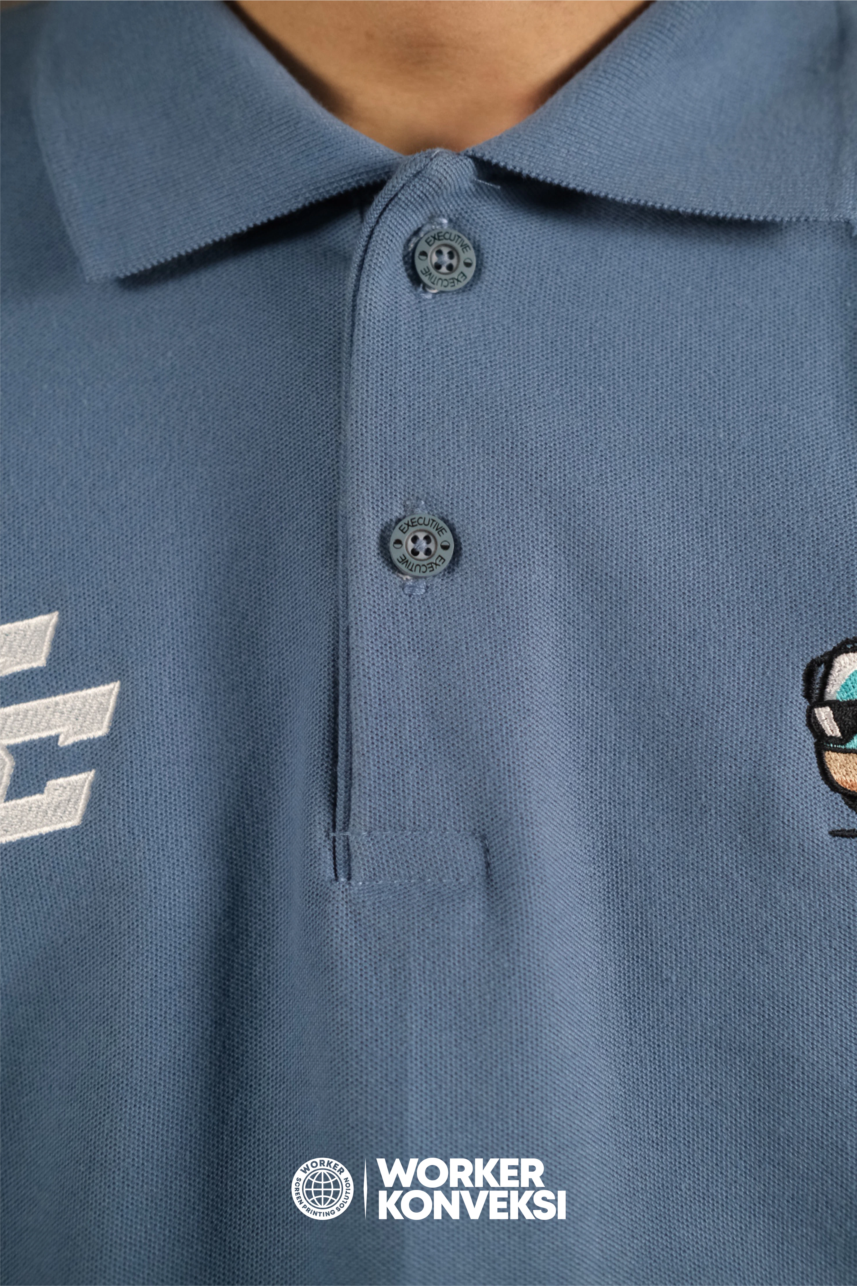 Polo shirt bordir produksi 2026 — foto 7
