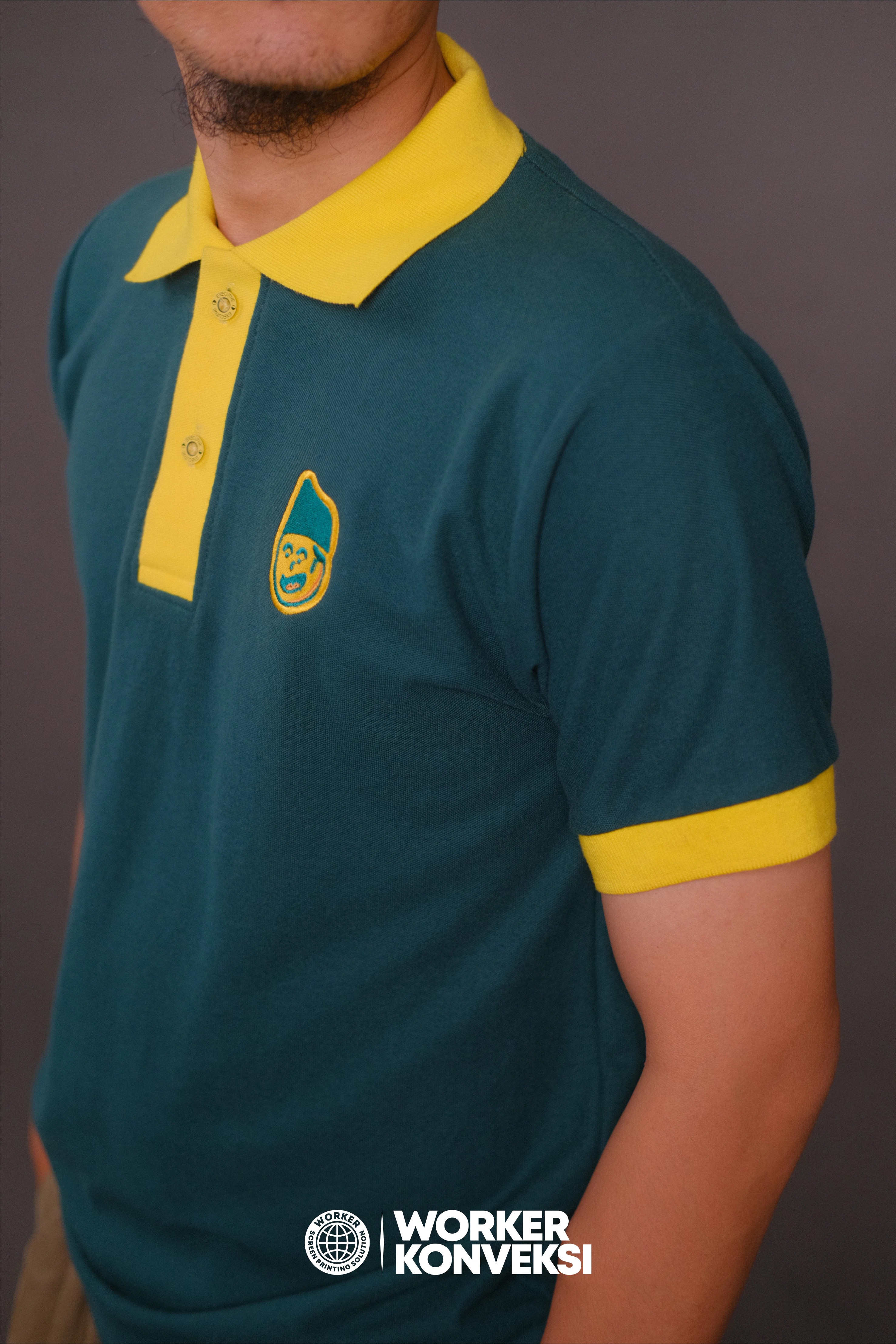 Polo shirt bordir produksi 2026 — foto 1