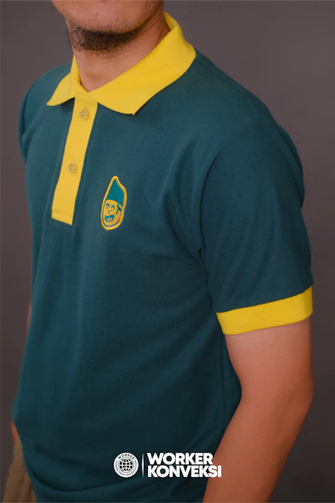 Polo shirt bordir produksi 2026