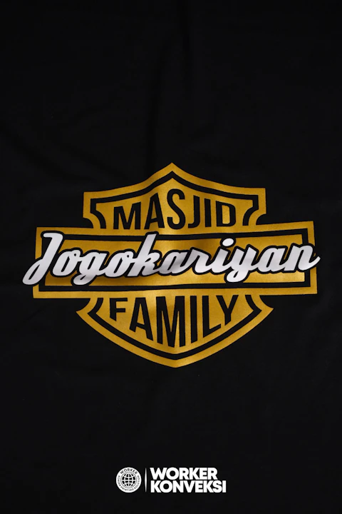 Hasil Sablon Plastisol Glitter