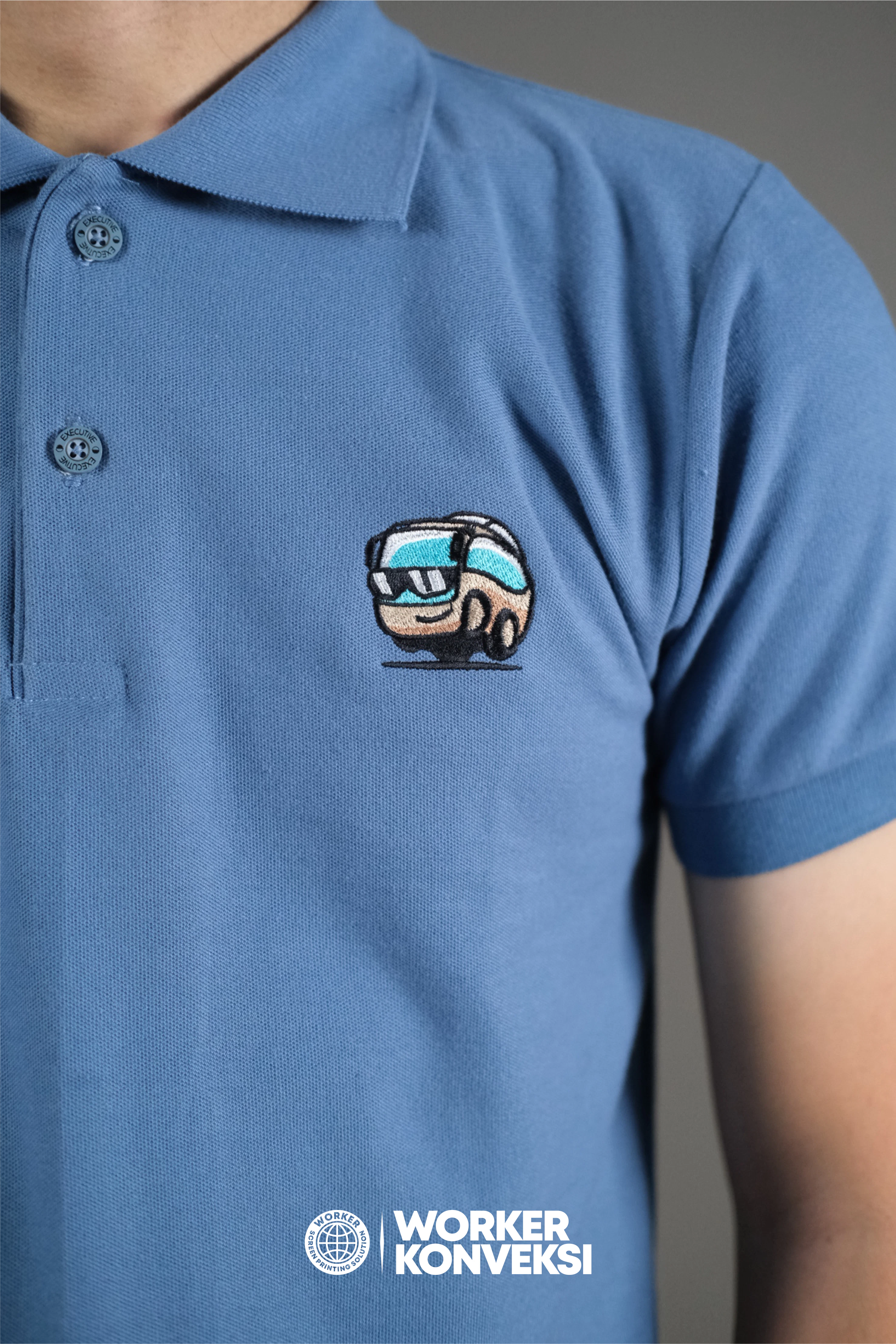 Polo shirt bordir produksi 2026 — foto 16
