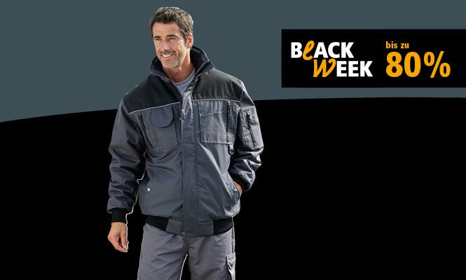 Black Week Sale Arbeitsjacken workgear.ch