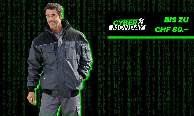 Cyber Monday Deals vestes de travail workgear.ch
