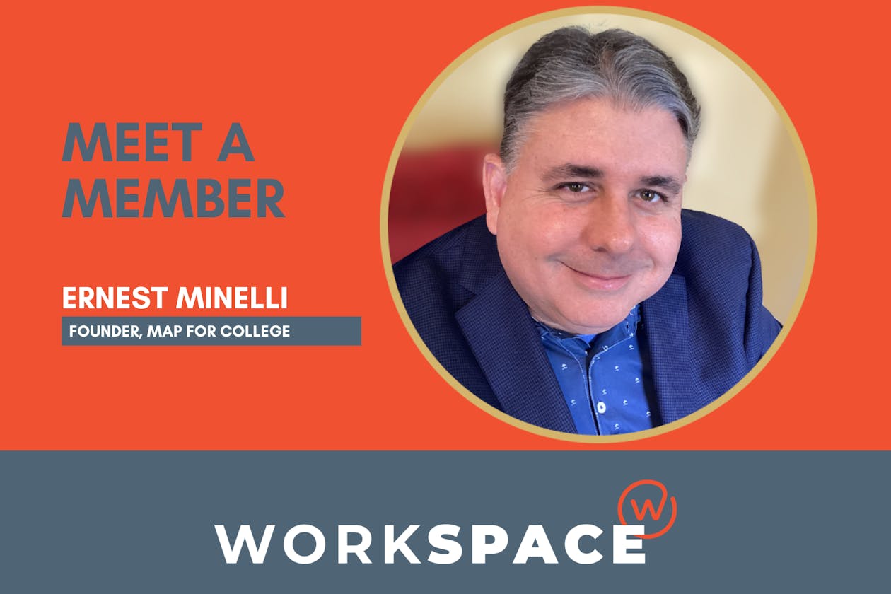 Image of Workspace Member, Ernest Minelli, founder of MAP for College