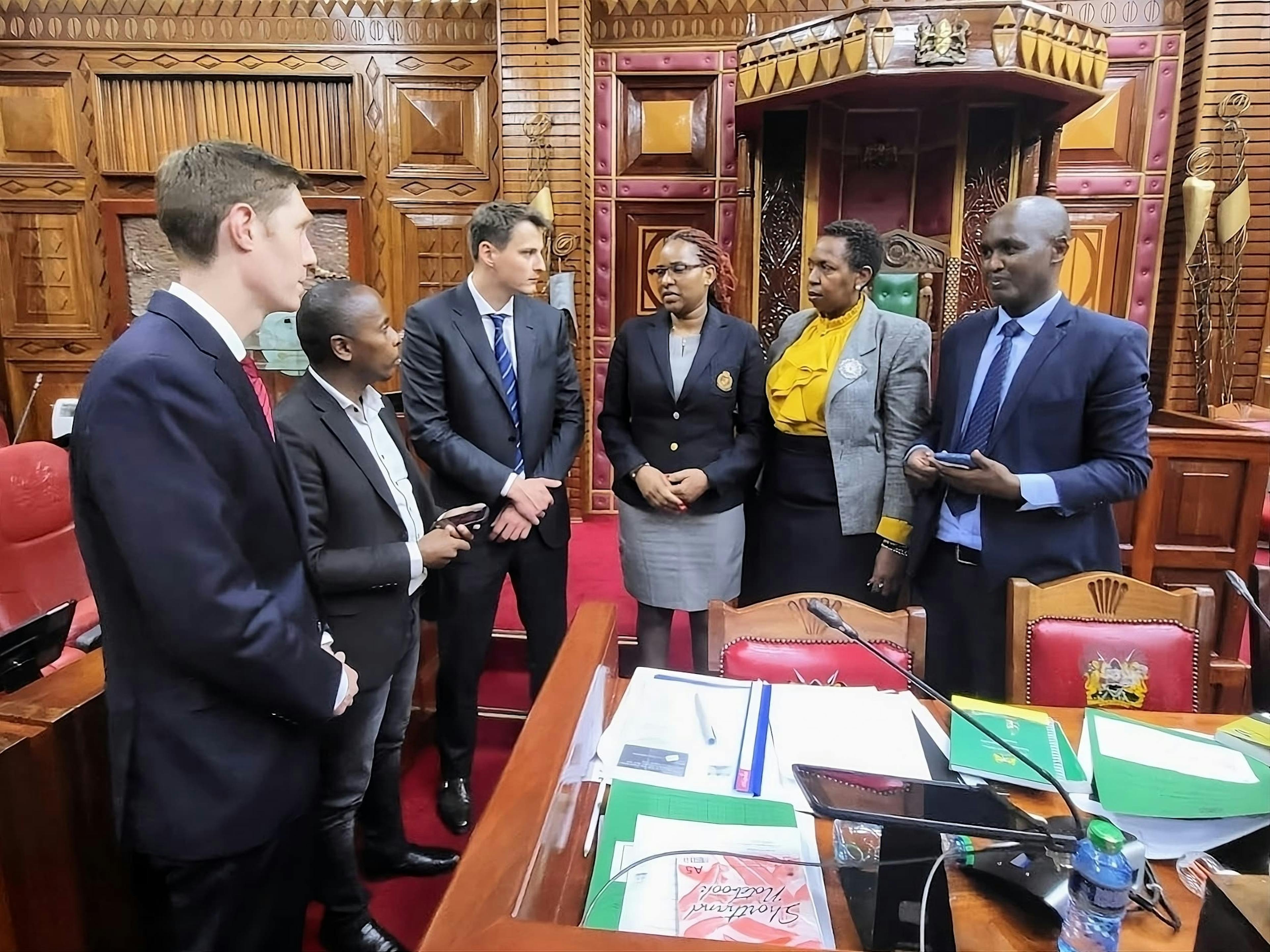Kenya Ad Hoc Parliamentary committee and Alex Blania