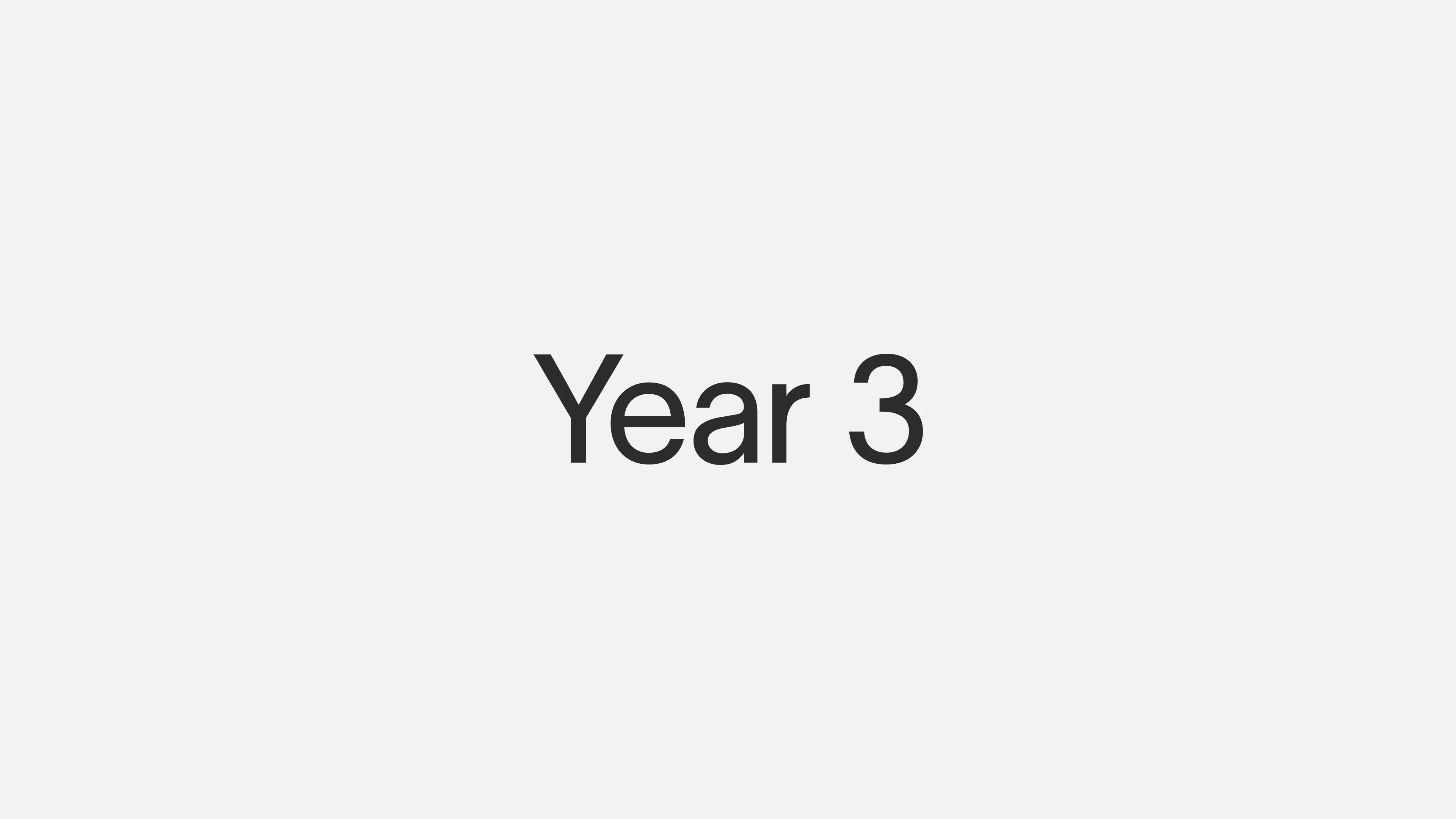 Year 3 - Blog