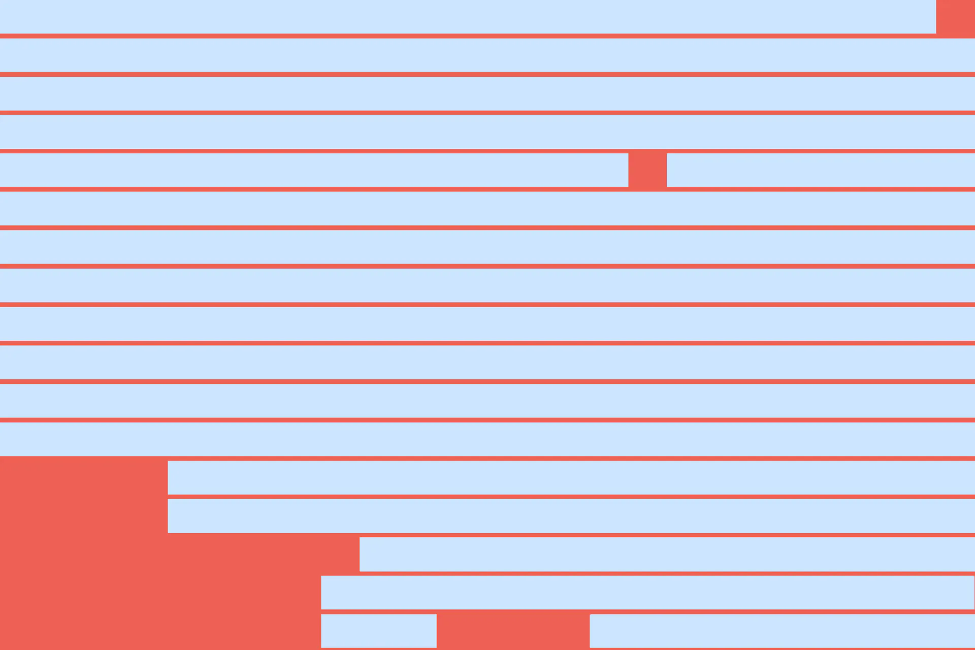 Abstract pattern with blue lines and orange shapes on a blog page