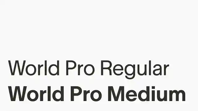 World Pro Medium