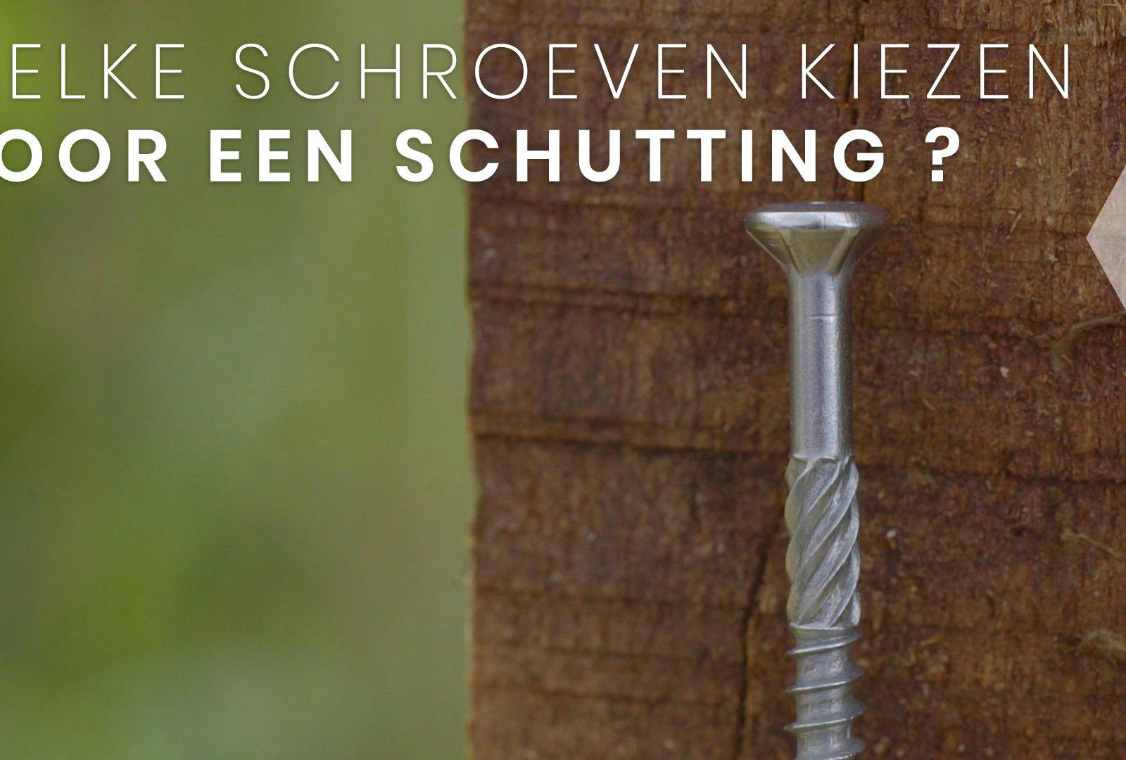 Schroef voor schutting