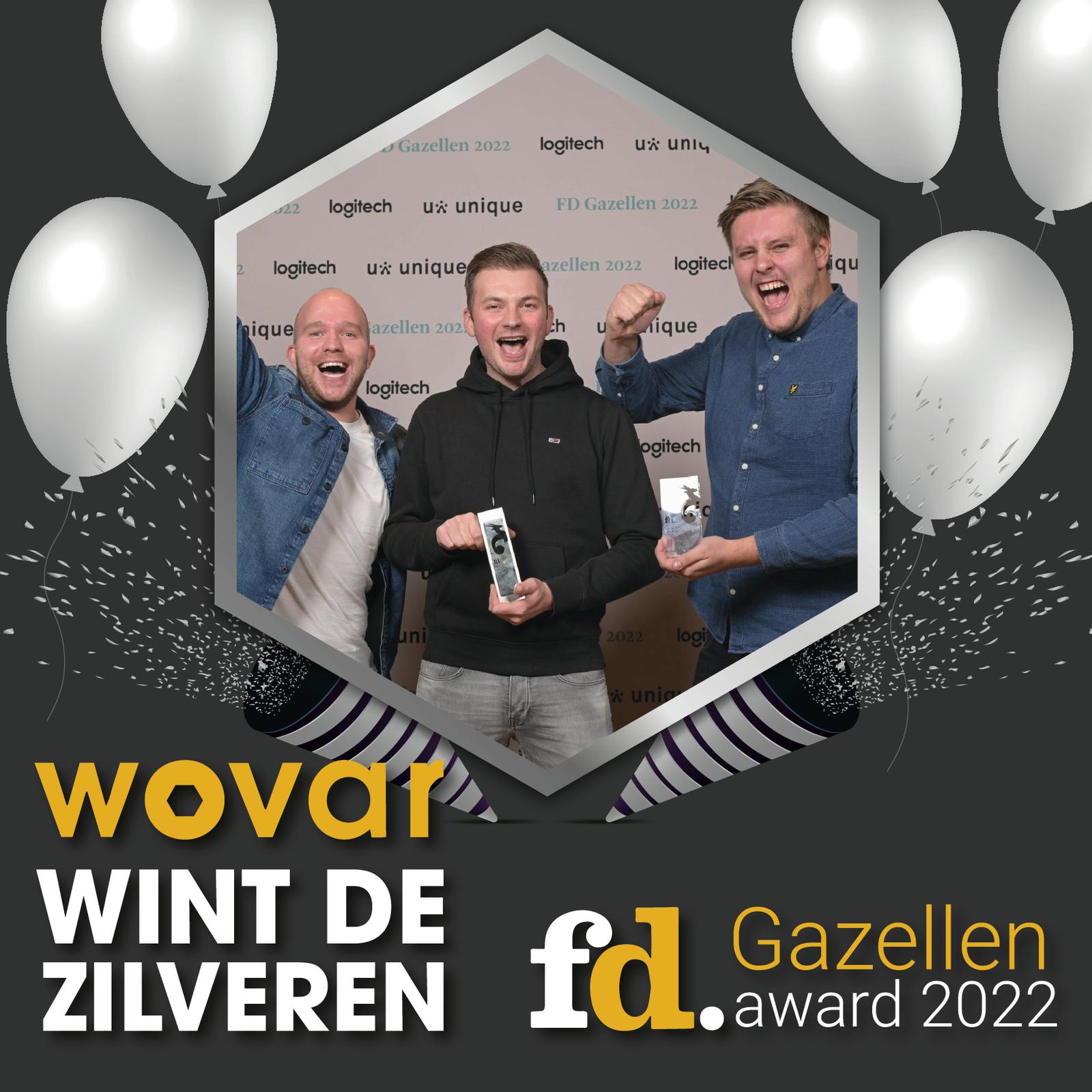 Wovar remporte l'argent aux FD Gazellen Awards 2022!